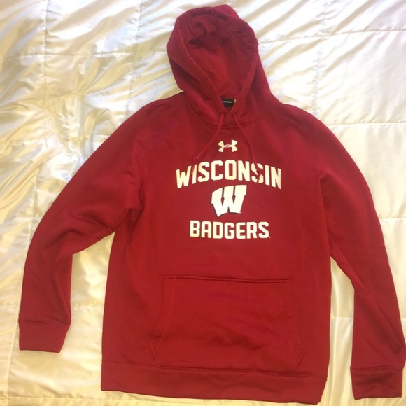 wisconsin badgers sweatshirts under armour